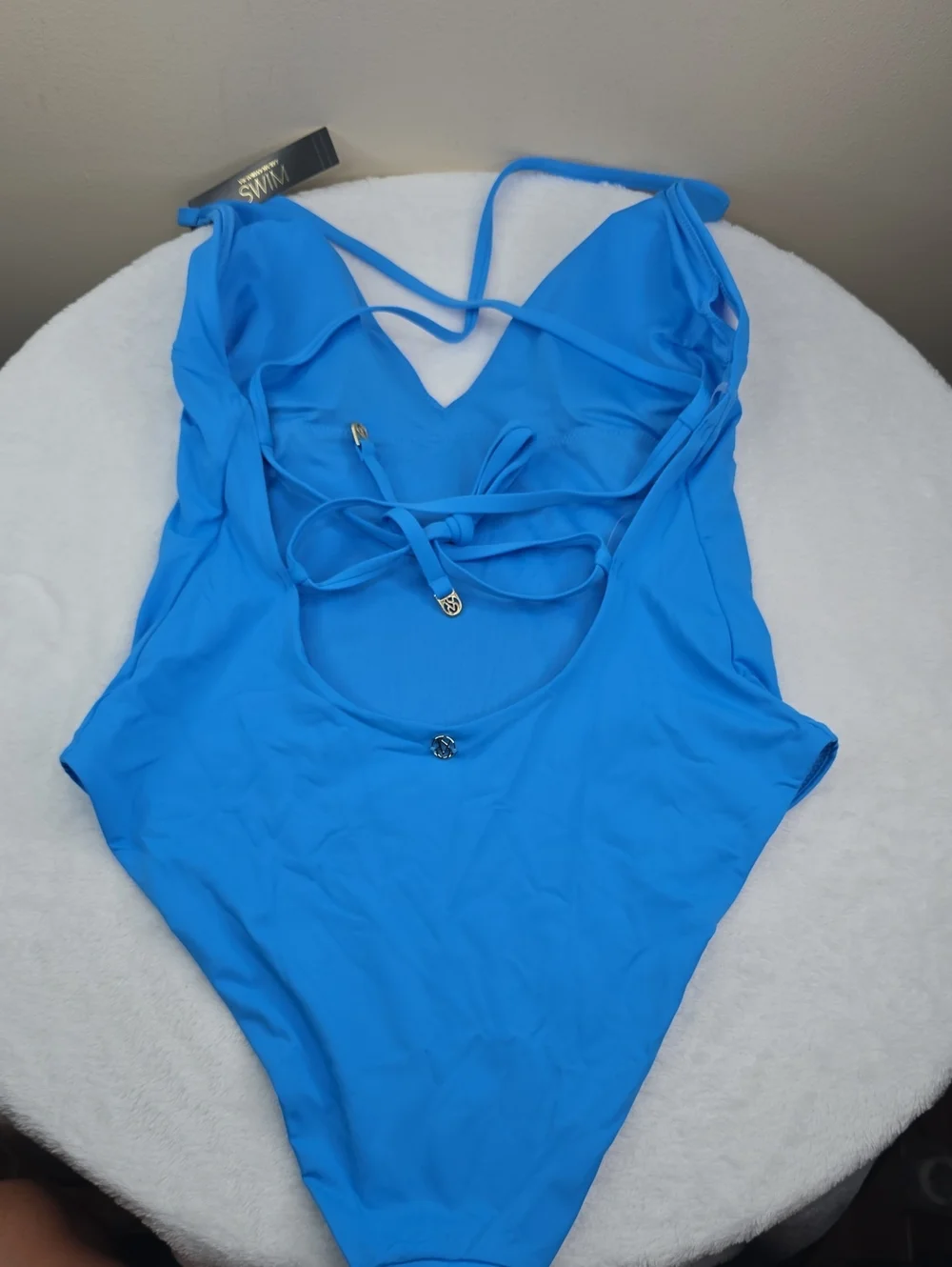 Victoria's Secret Swim Plunge Cheeky One-Piece Swimsuit Sz Med NWT